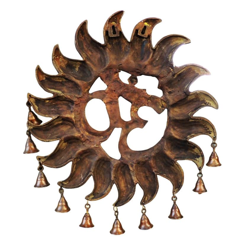 Brass Showpiece Om Sun Antique God Idol Statue, Height : 18 Inch (BSMAS1791 C) view 3
