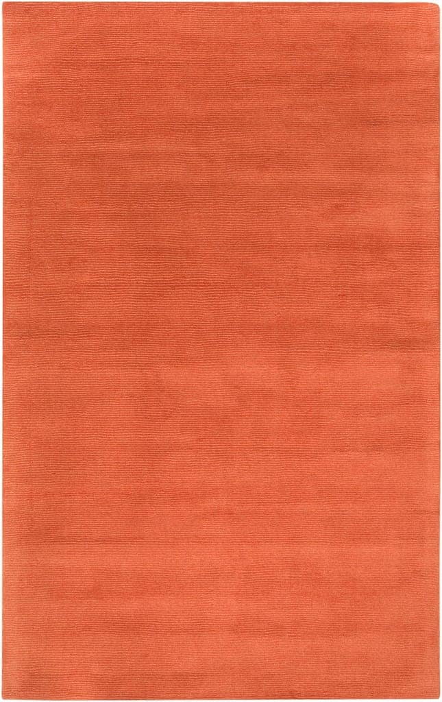 Hand Loomed Mystique Burgundy Wool Rug view 2