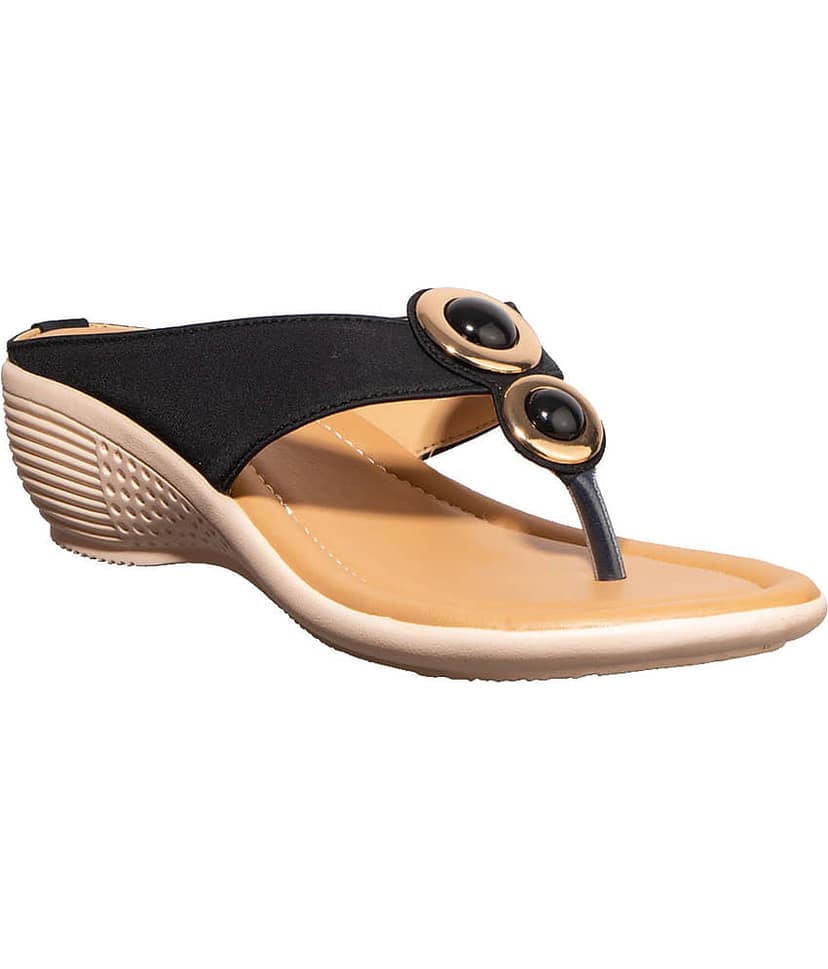 KHADIM Black Flats