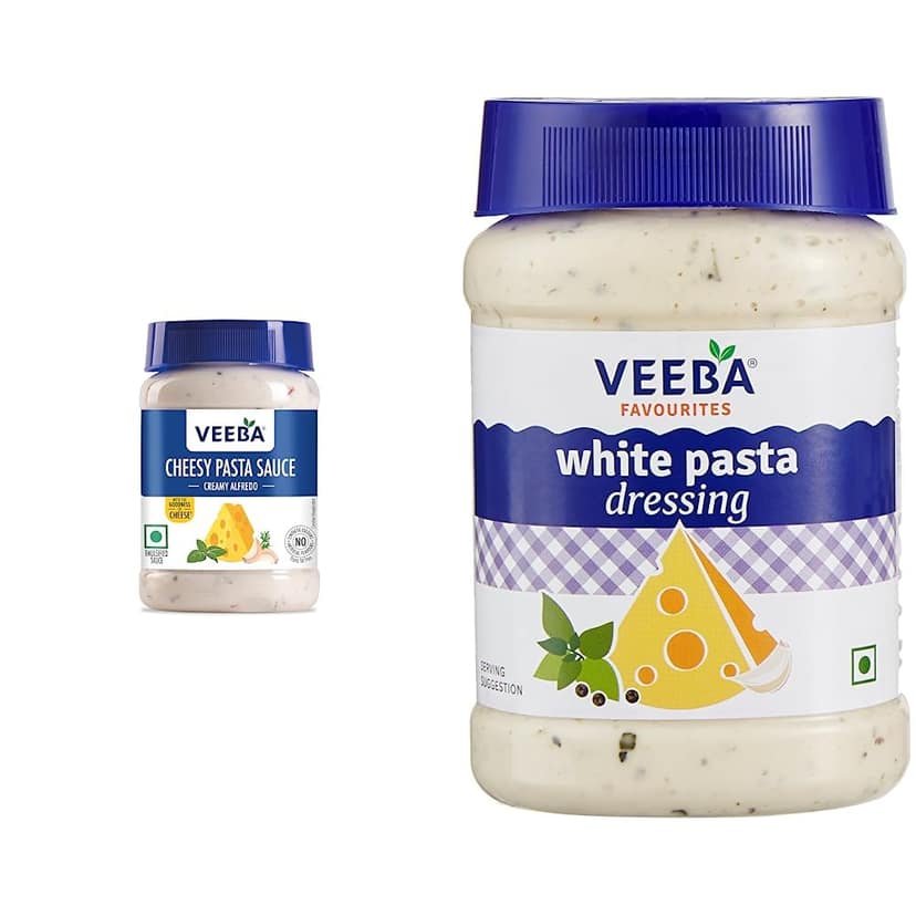 Veeba White Pasta Dressing, 250 G (Pack Of 2)