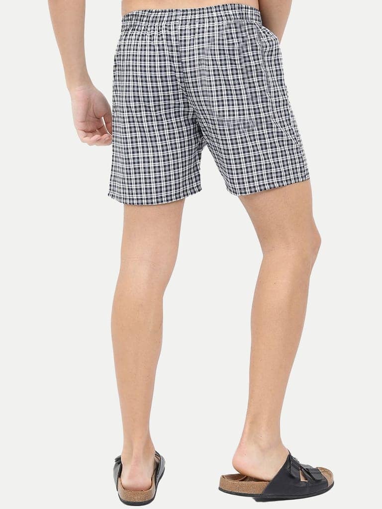 Mens Cotton Assorted Boxers 2 Pcs Pack view 4