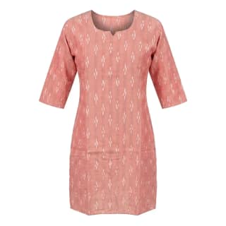Kurti Printed Peach – Odisha Handloom