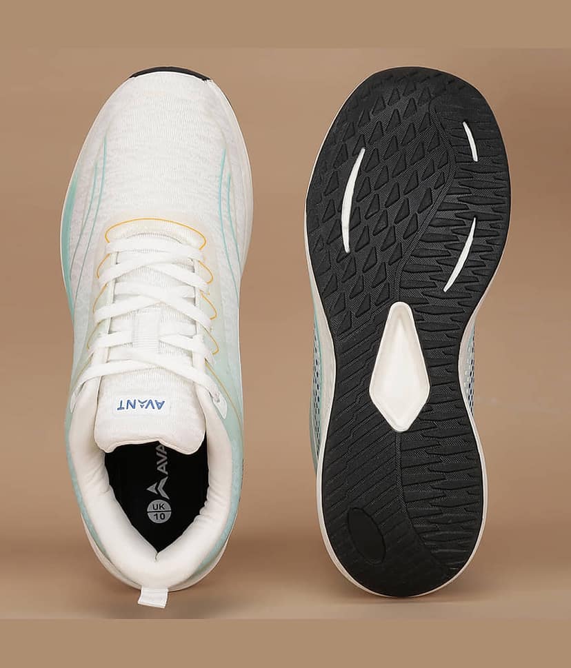 Avant Stratos White Men's Sports Running Shoes view 3
