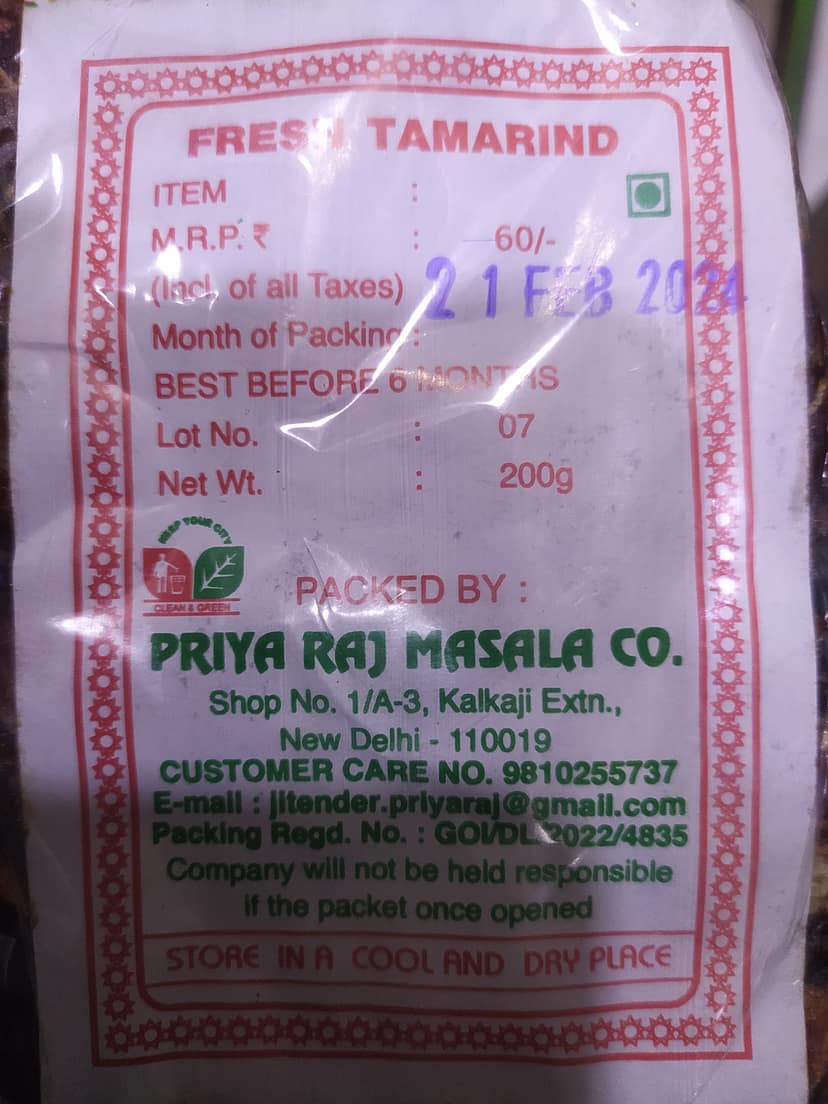 Fresh tamarind priya raj