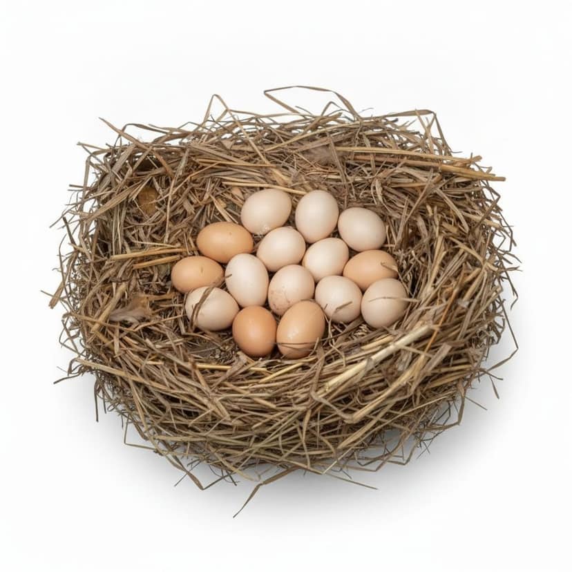 Fresh Farm Eggs - 1 kg - 15 farm fresh eggs