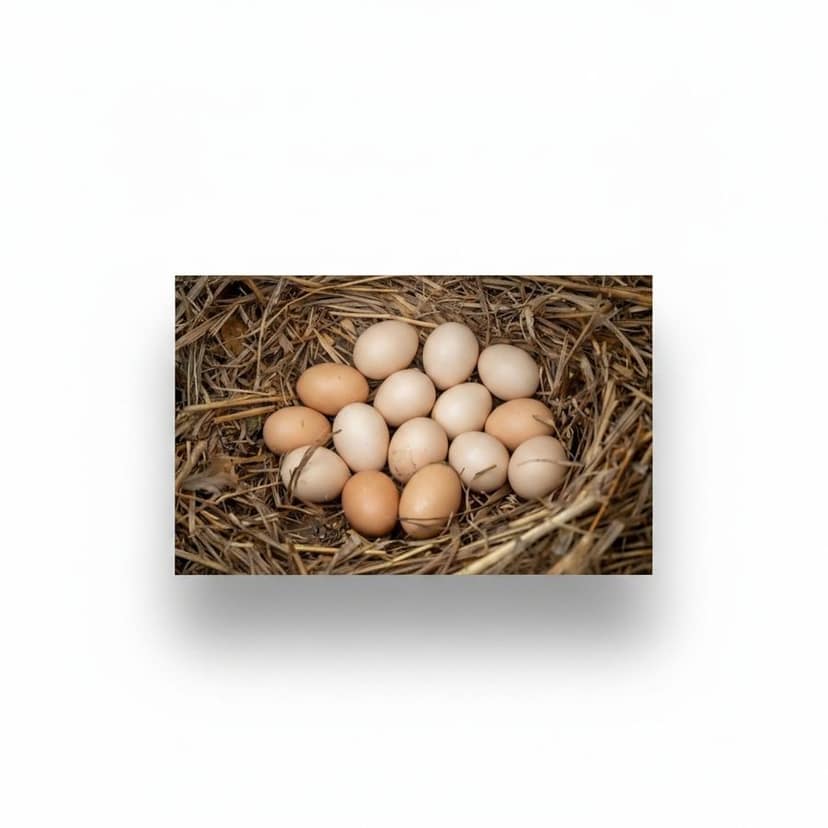 Fresh Farm Eggs - 1 kg - 15 farm fresh eggs view 2