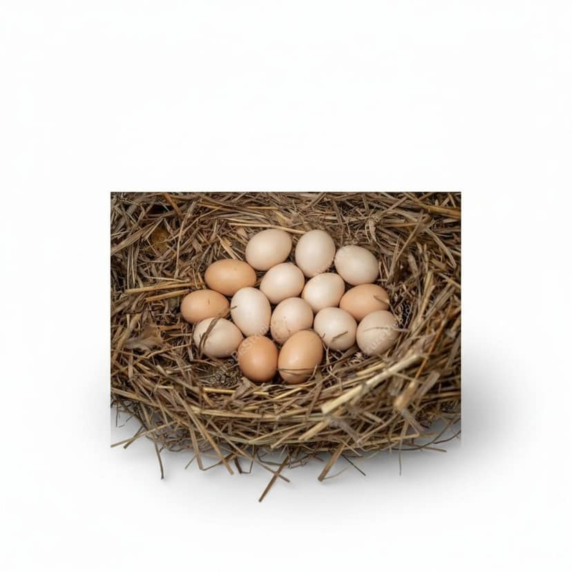 Fresh Farm Eggs - 1 kg - 15 farm fresh eggs view 4