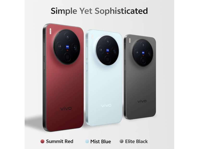 Vivo X300 5G Smartphone (12GB RAM, 512GB Storage) Sleek Design, 5G Speed & Reliable Performance - Summit Red view 4