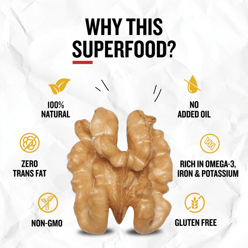 Ariga Foods Premium Halved Walnuts Healthy & Nutritious Walnuts 700gm (2 x 350 g) view 3