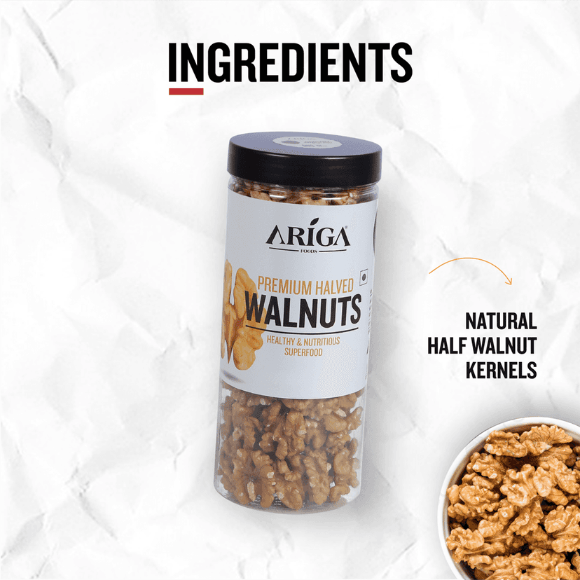 Ariga Foods Premium Halved Walnuts Healthy & Nutritious Walnuts 700gm (2 x 350 g) view 4