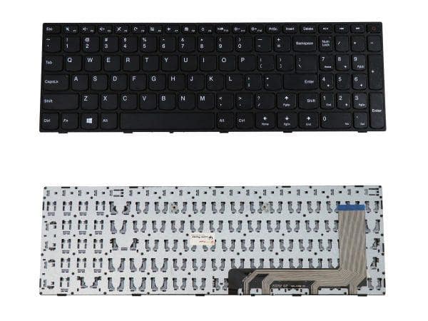 Lenovo Laptop Keyboard Replacement for IdeaPad 110-15 110-15IBR 110-15AST (Side Cable)