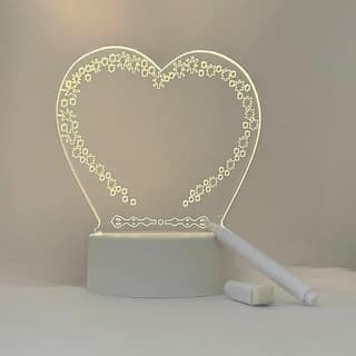 Creative 3D LED Night Lamp for Home and Bedroom Decor
