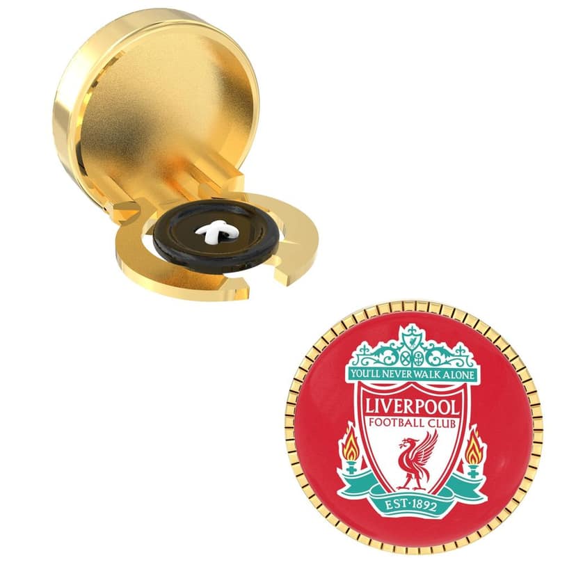 The Smart Buttons - Shirt Button Cover Cufflinks for Men - Liverpool FC Style view 6