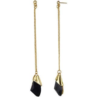 Crystal Chain Long Drop Dangler Earirngs for Girls Alloy Material Earrings for Women's Fashion Jewellery for Party view 2