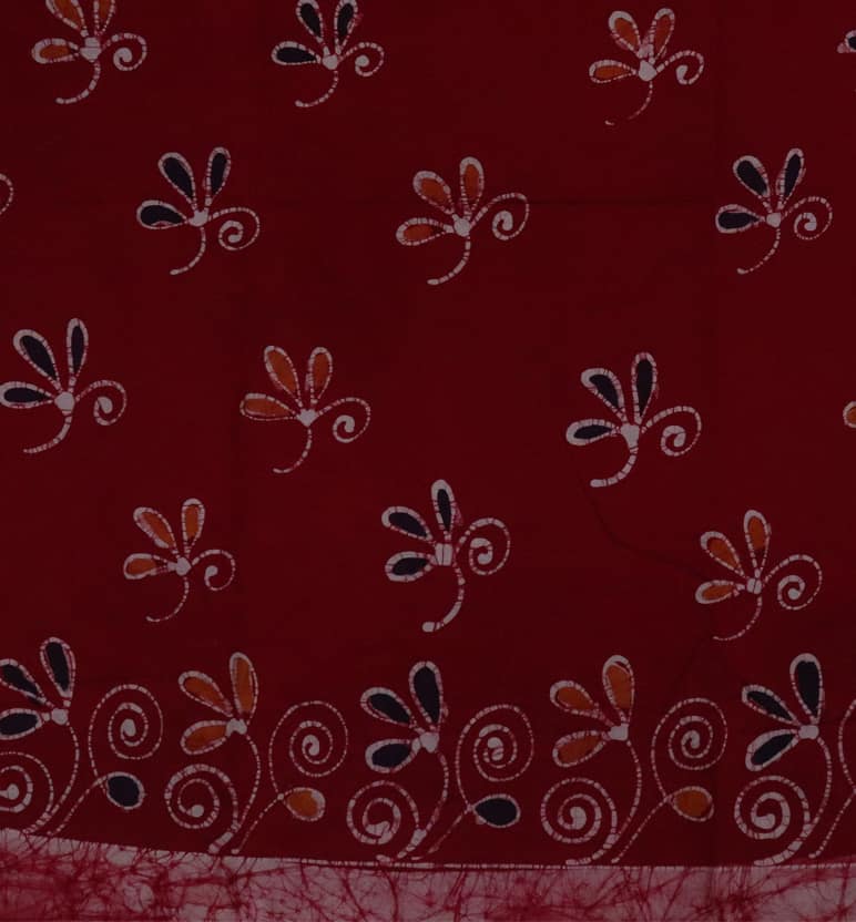 Handcrafted Cotton Batik Print 3-Piece Suit Set view 2