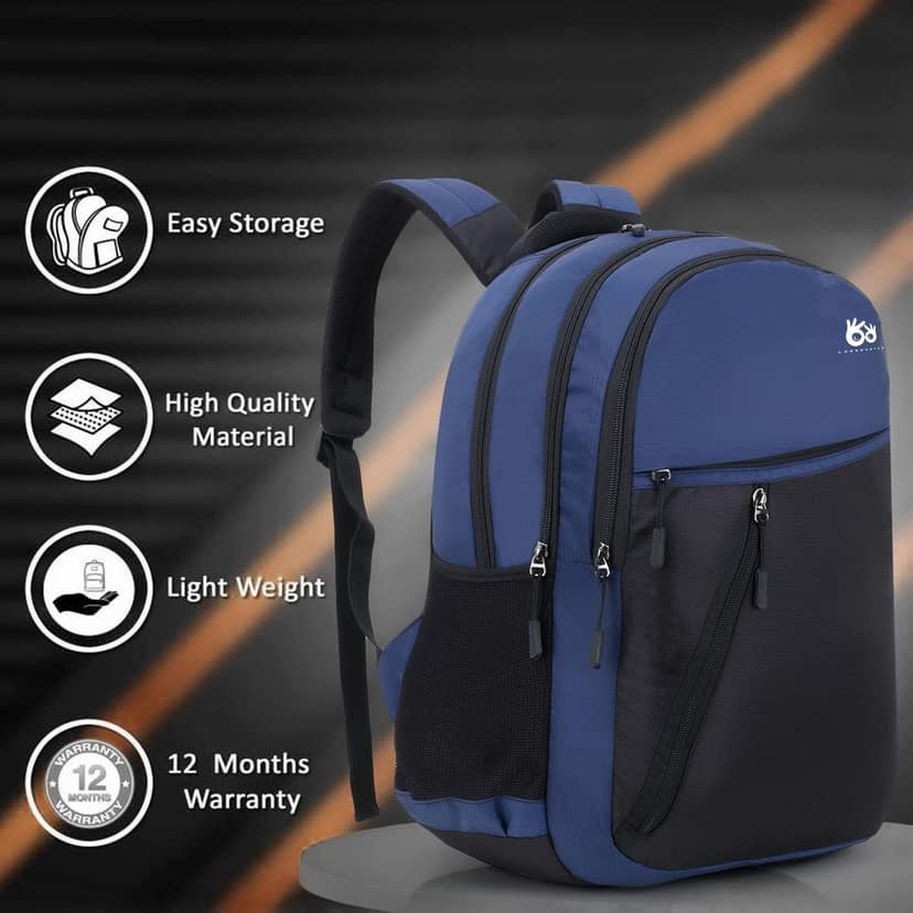 LOOKMUSTER 30 L Casual Waterproof Laptop Backpack/Office Bag/School Bag/College Bag/Business Bag/Unisex Travel Backpack view 3