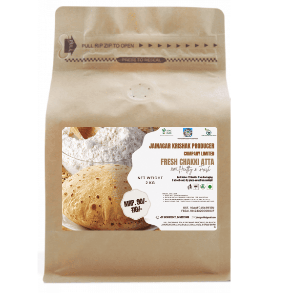 Jainagar Fresh Chakki Atta - 2KG view 2