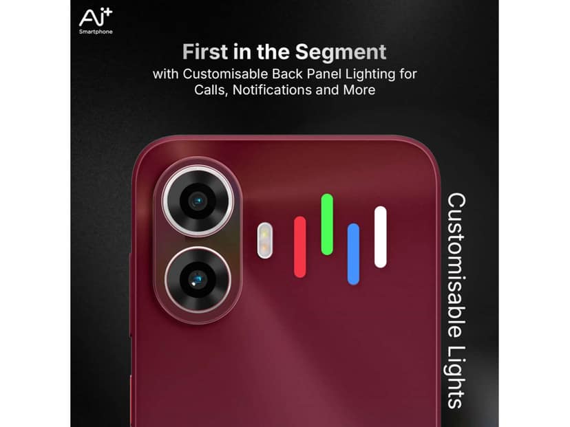 Ai+ Nova 2 Pro 5G Smartphone, 8GB RAM, 128GB Storage - Red view 3