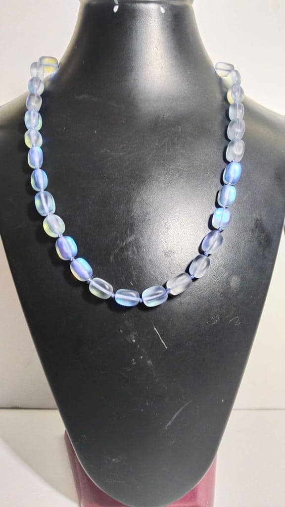 Iridescent Glass Bead Necklace view 4