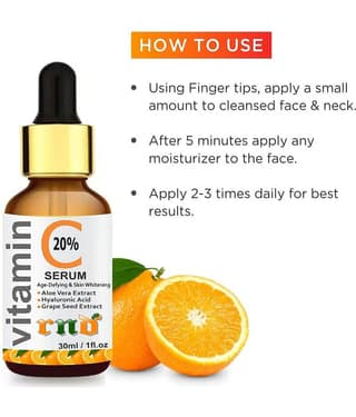 Vitamin C Skin Brightening Face Serum for Men & Women