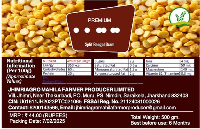 Split Bengal Gram view 7