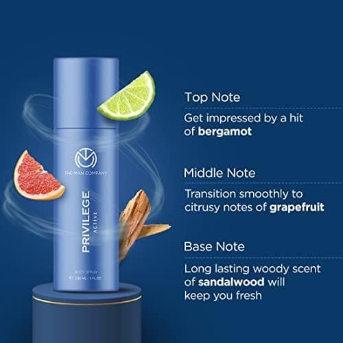 The Man Company Privilege Active Deodorant for Men - 150ml view 2