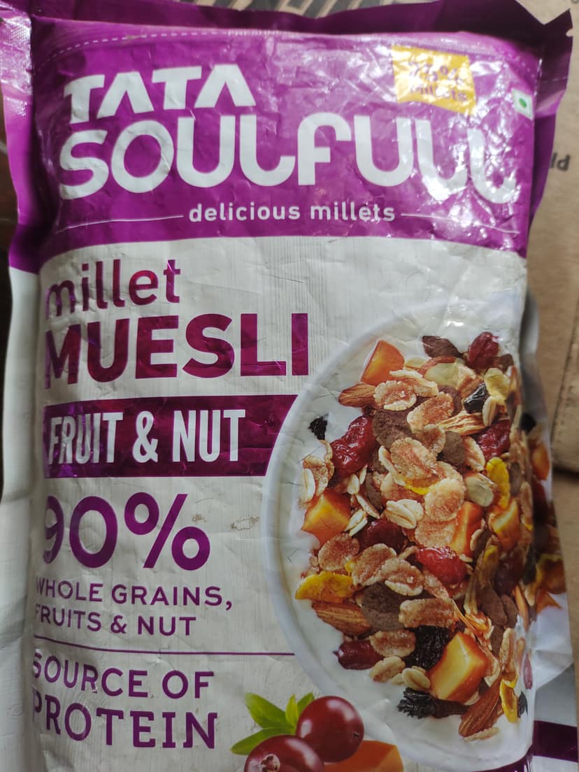 Tata soulful millet muesli fruit and nuts
