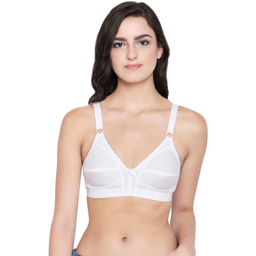 Bodycare 100% Cotton Non Padded Non wired Regular Bra-Pack of 3 view 2