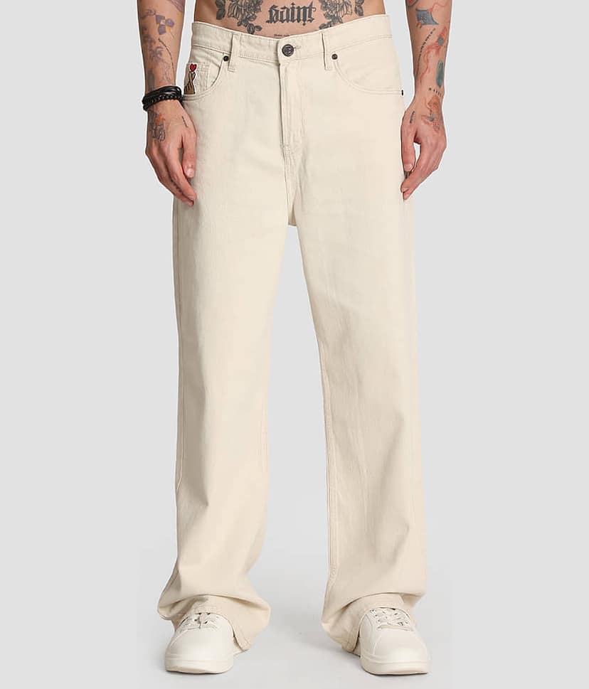 Bene Kleed Solid Men's Jeans - Off-White ( Pack of 1 ) view 3