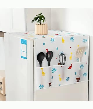 Multi Deal Plastic Floral Fridge Covers ( 10 10 ) Pack of 1 - Assorted