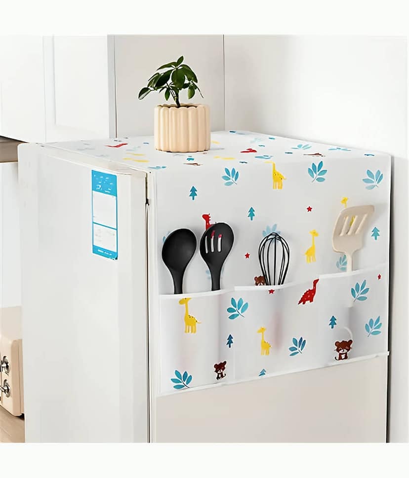 Multi Deal Plastic Floral Fridge Covers ( 10 10 ) Pack of 1 - Assorted