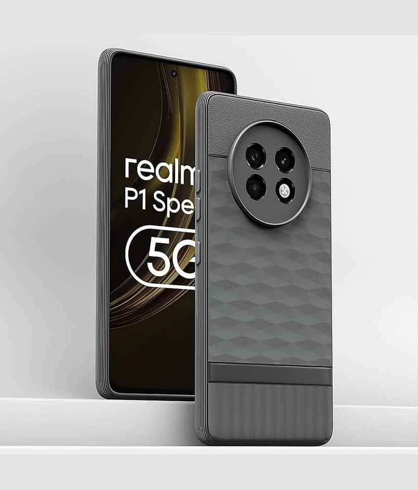 BIG WINGS Shock Proof Case Compatible For Polycarbonate realme P1 Speed 5G ( Pack of 1 )