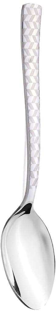 FnS Rhombo Stainless Steel Laser Design on Handle Tea Spoon (Set of 6)