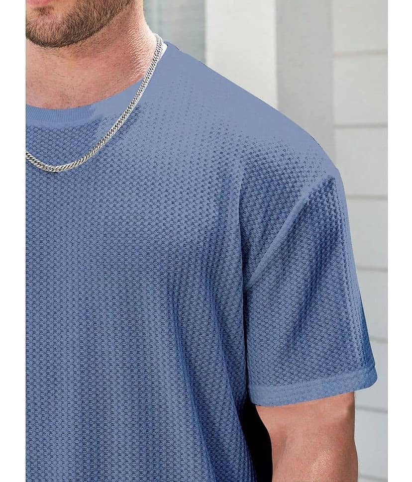 fashion and youth Pack of 1 Cotton Blend Oversized Fit Men's T-Shirt ( Black ) view 2