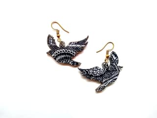 ILLuminati Flying Birds Earrings