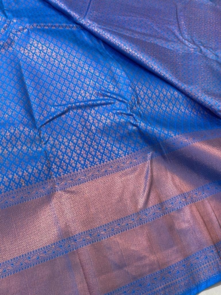 Semi silk sarees view 2