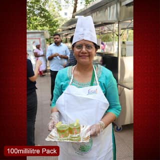 Aaswad Caterers Pudina Sarbat (100ml Glass) | Instant Summer Drink
