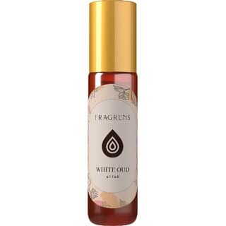 Fragrens White Oud Attar 10ml Pure Alcohol-Free Natural Perfume with Long-Lasting Luxury Fragrance for Men Women