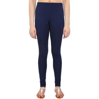 Perfect Navy Blue Cotton Lycra Leggings