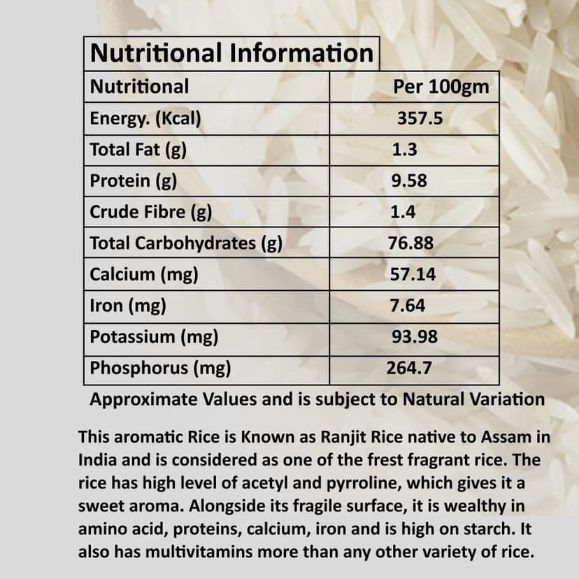 Ranjit Rice ( 1 kg ) view 3