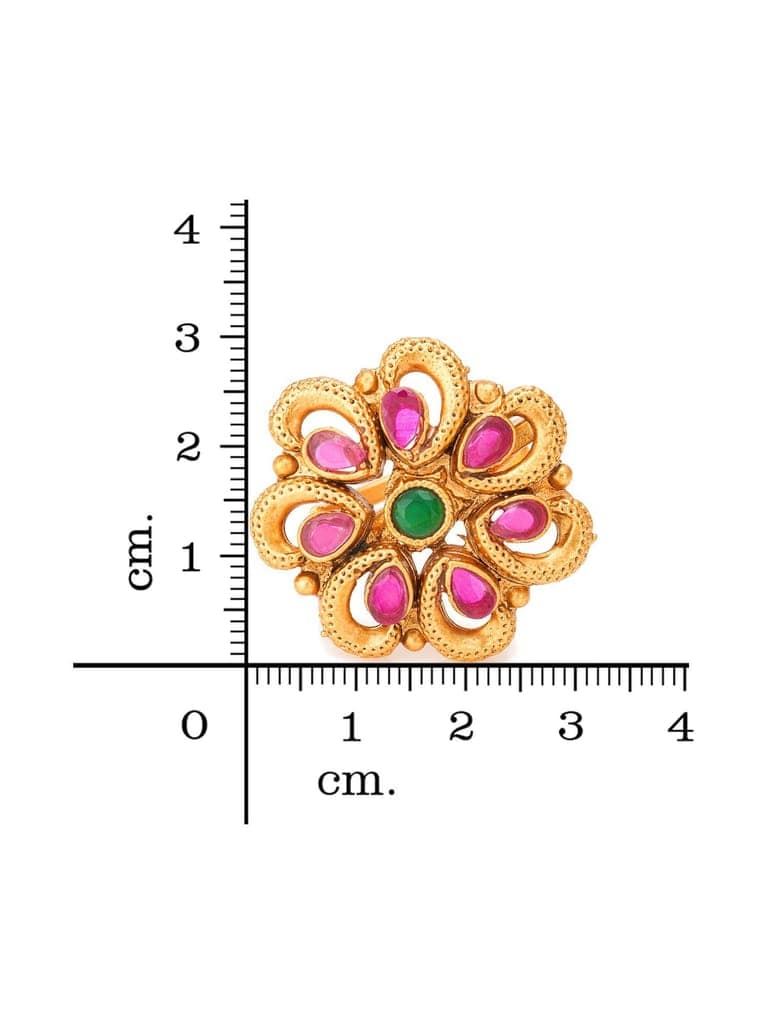 Morison Ornate Floral Gold Ring A Bloom of Elegance view 4