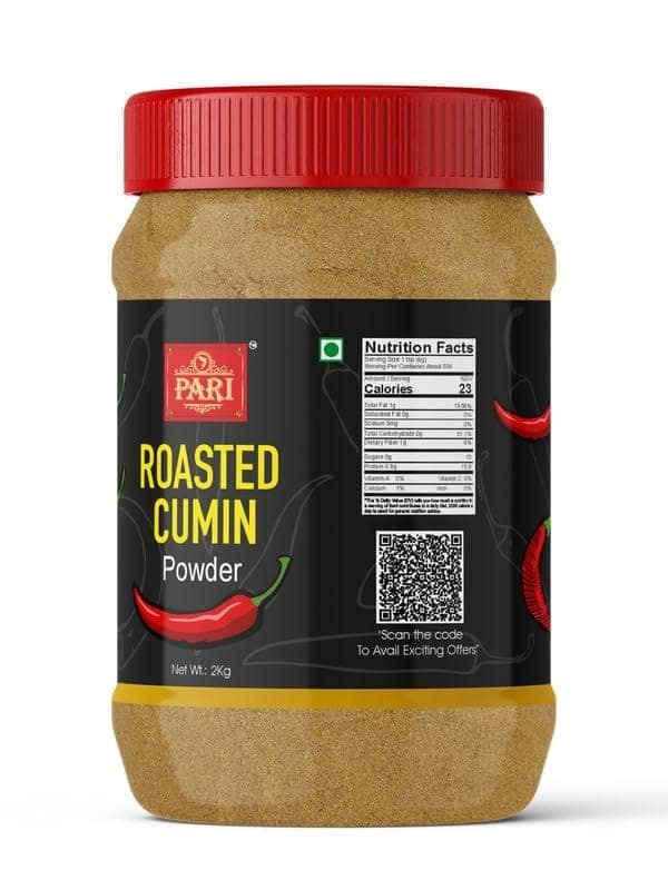 Pari Roasted Cumin Seeds Powder/Bhuna Jeera Powder | 100% pure & natural | Easy to Cook | (Pack of 1 x 2000g) view 4