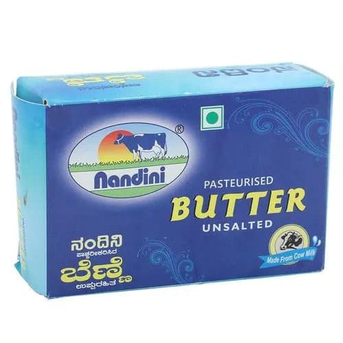 Nandini Unsalted Pasteurised Cooking Butter, 200 gm - Nandini Unsalted Pasteurised Cooking Butter, 200 gm