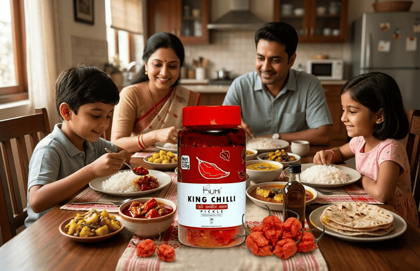 Kuhi's King Chilli Pickle | Preservatives Free | Organically grown view 3