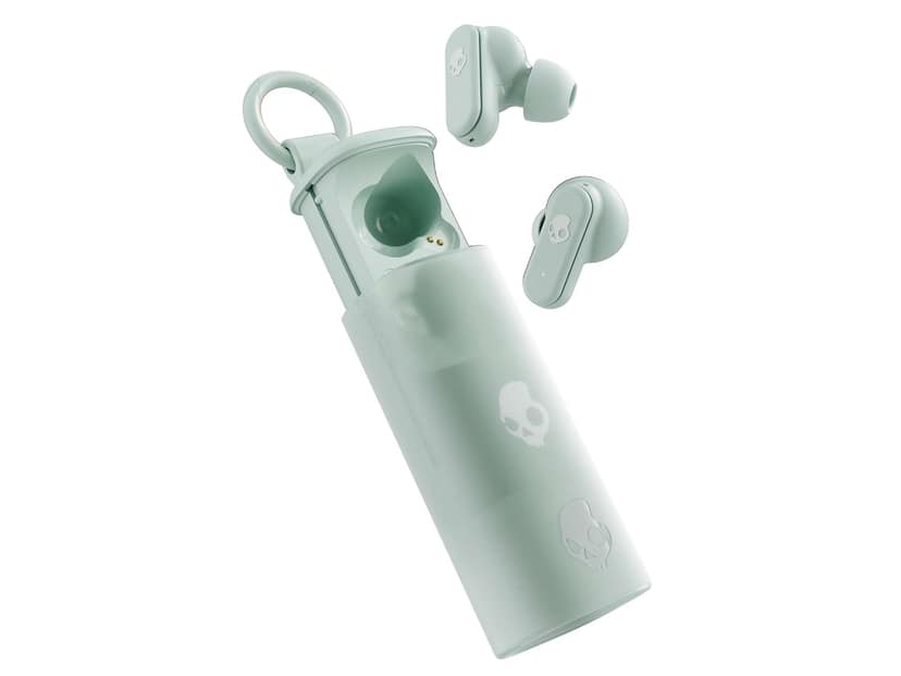 Skullcandy Dime Evo True Wireless Bluetooth Earbuds with Mic, 36Hr Battery, Multipoint Pairing, Google Fast Pair, Stay-Aware Mode, Sweat Resistance - Preppy Summer