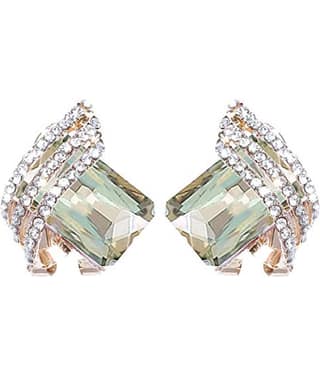 YOUBELLA White Danglers Earrings ( Pack of 1 )