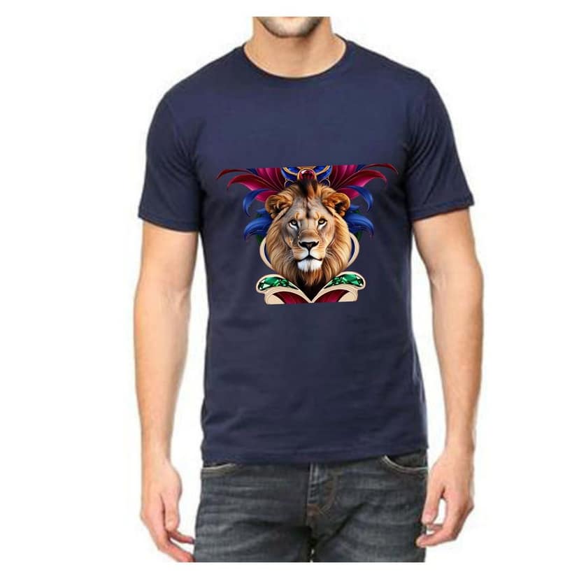 Trishoolin SSHAYU Printed T-Shirt | Design 10196MB | Regular Fit | Crew Neck / Round Neck Half Sleeve | Pack of 1