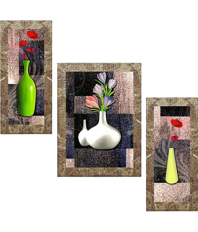 Indianara - Floral Painting With Frame