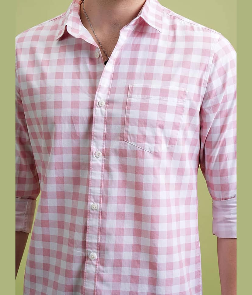 Highlander 100% Cotton Slim Fit Printed Full Sleeves Men's Casual Shirt - Multicolor ( Pack of 1 ) view 5