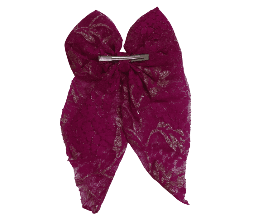Hair Bows For Women, Bow Clips For Women - Barette Hair Clip - Luxury Silky Satin Hair Bow Clips view 3